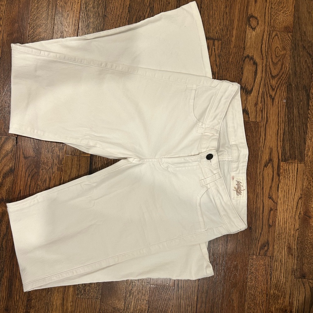 Siwy Cream Flare & Wide Leg Jeans
